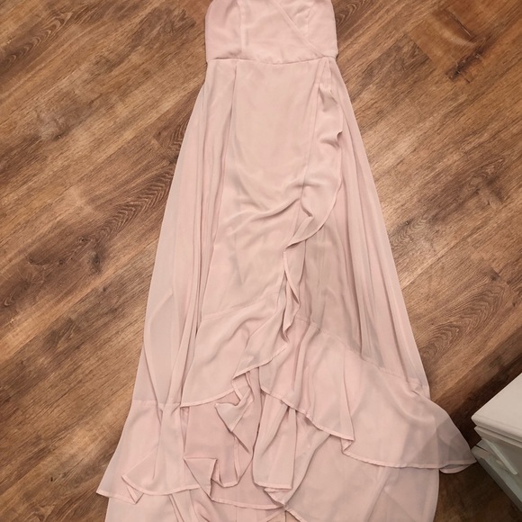 Lulus Blush/Nude Bridesmaids Dress - Picture 9 of 11